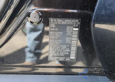 2016 Nissan Rogue S from USA, damaged, VIN KNMAT2MVXGP676857